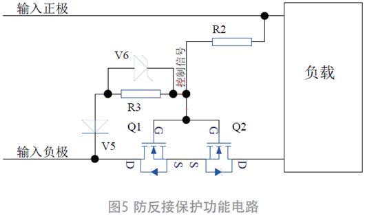 過欠壓、防反接電路