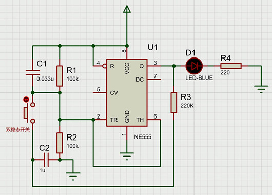 雙穩(wěn)態(tài)開關電路圖