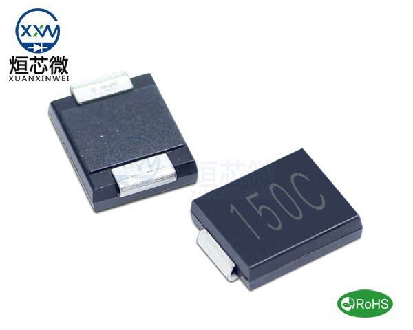 1.5SMC150CA參數,TVS二極管1.5SMC150CA瞬態抑制二極管